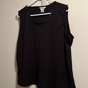 Alia black ladies sleeveless shell.